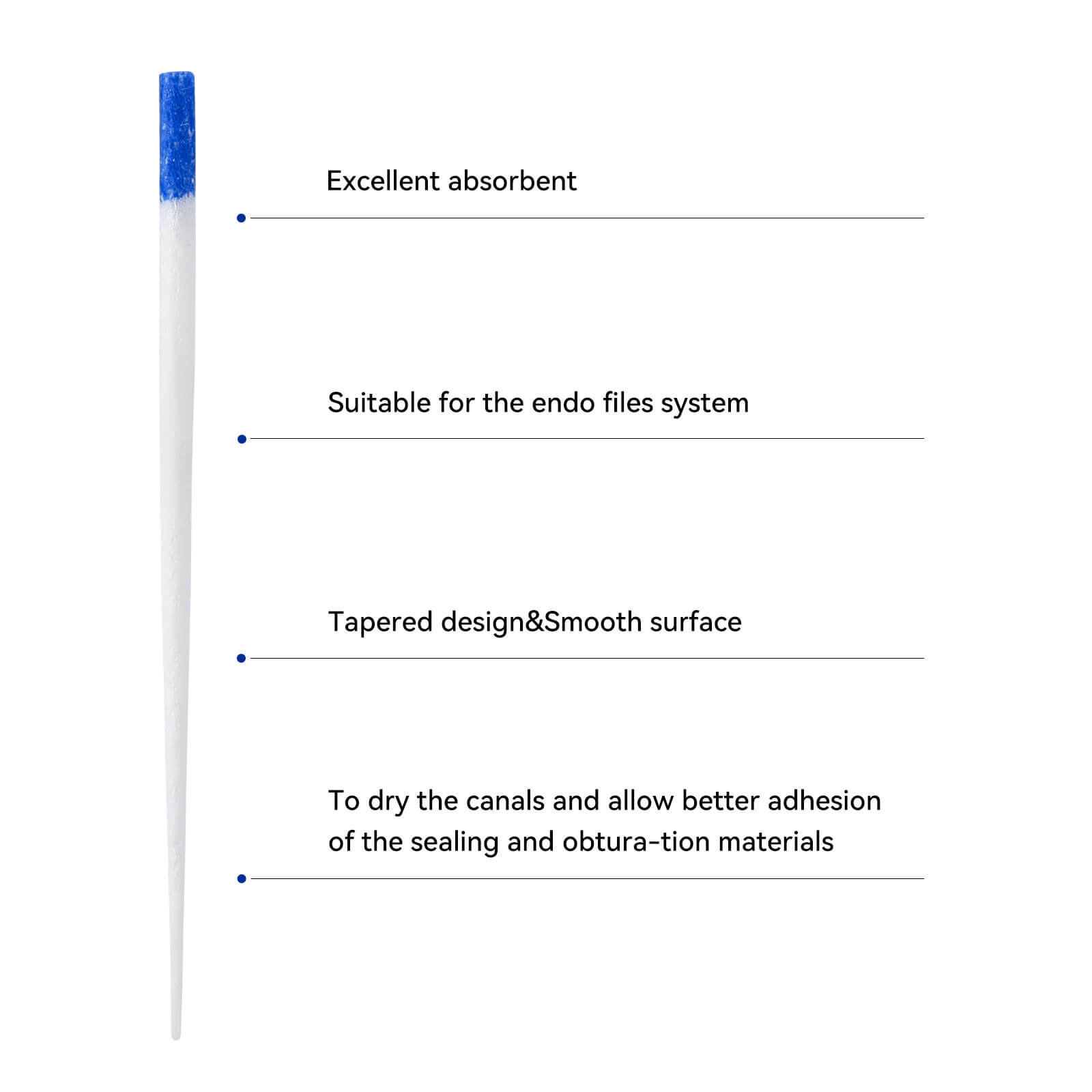 Absorbent Paper Points F Series F3 100pcs/Box - azdentall.com