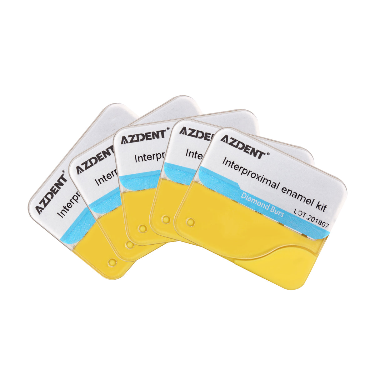 5 Kits AZDENT Dental Diamond Bur Orthodontic Interproximal Enamel Kit 5pcs/Kit - azdentall.com