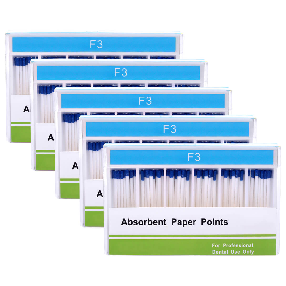 5 Boxes Absorbent Paper Points F Series F3 100pcs/Box - azdentall.com