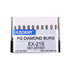 AZDENT FG Diamond Burs EX-21S 10pcs/Box-azdentall.com