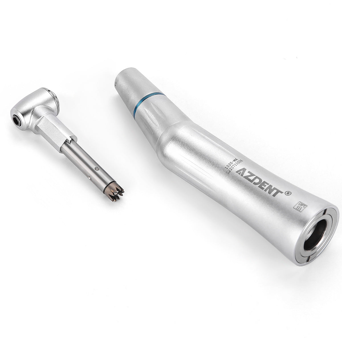 AZDENT 1:1 Push Button Low Speed Contra Angle Handpiece Internal Water - azdentall.com