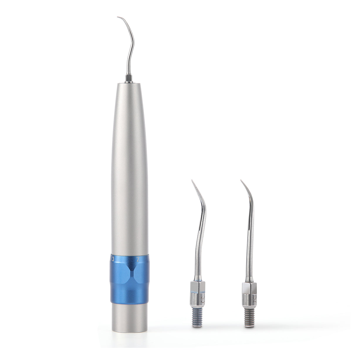 Dental Air Scaler Handpiece with Fiber Optic 3 Power Levels 3 Tips - azdentall.com