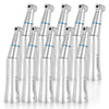 10pcs AZDENT 1:1 Push Button Low Speed Contra Angle Handpiece Internal Water - azdentall.com