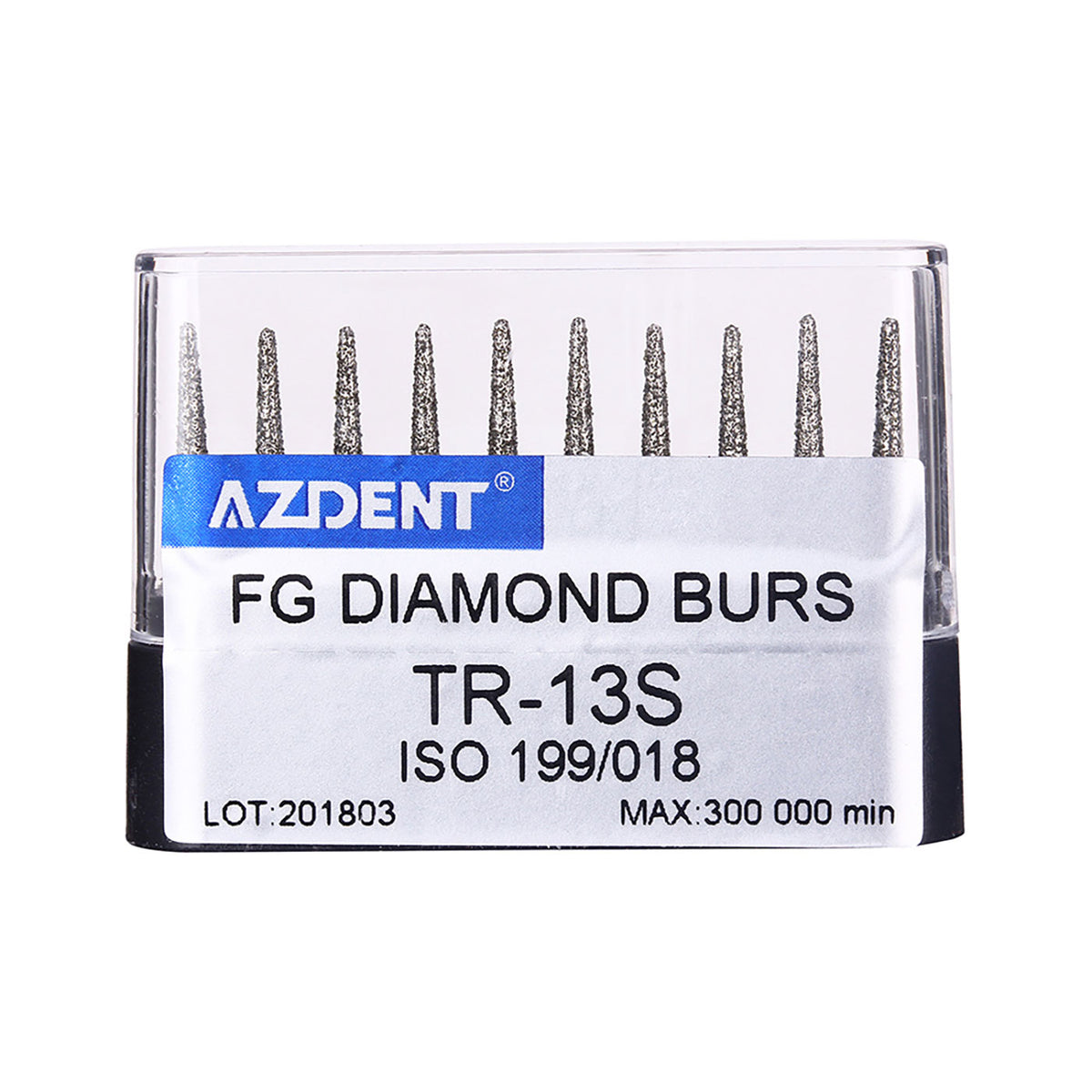 AZDENT FG Diamond Burs TR-13S 10pcs/Box-azdentall.com
