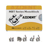 1000pcs AZDENT Dental Orthodontic Metal Brackets Braces Mini MBT .022 Hooks on 345 50Sets/Box - azdentall.com