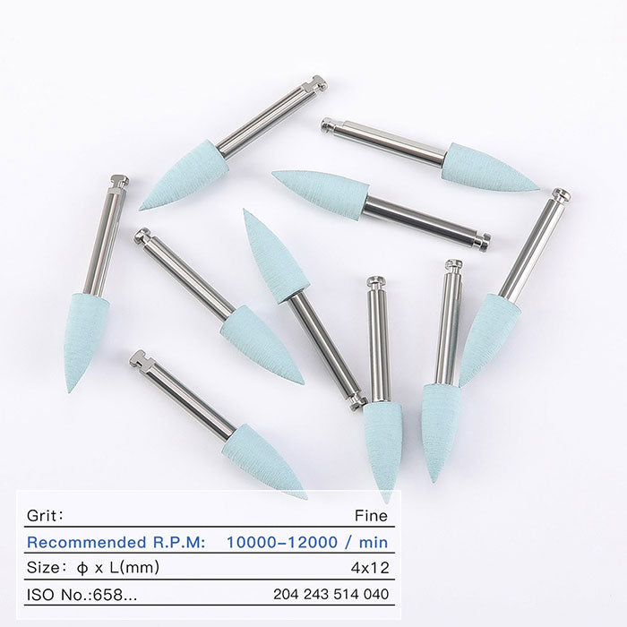 Dental Silicone Polishing Kit For Composite/ Natural Teeth/ Porcelain Finishing and Polishing 10pcs/Bag - azdentall.com