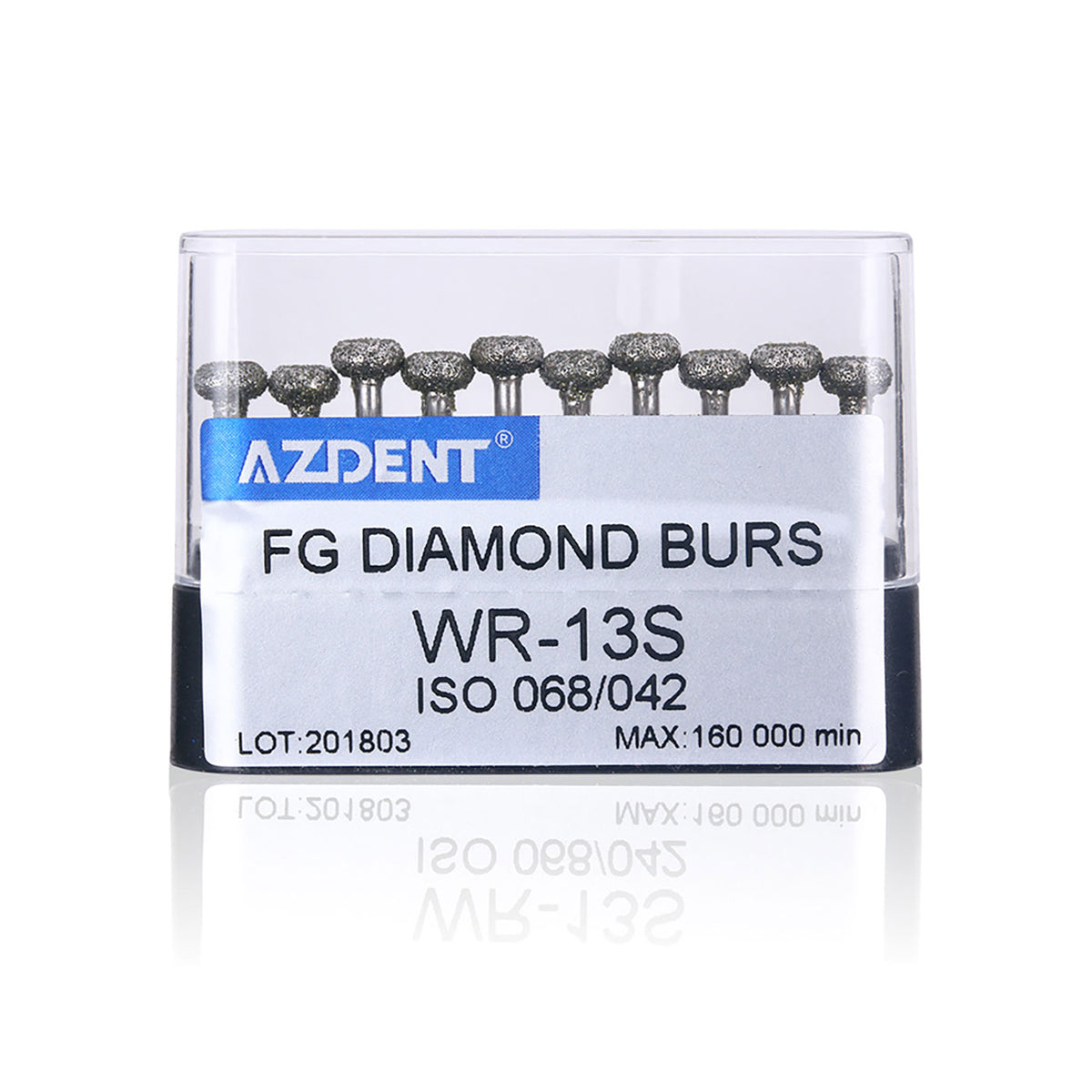 AZDENT FG Diamond Burs WR-13S 10pcs/Box-azdentall.com