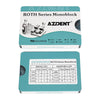 AZDENT Dental Orthodontic Metal Brackets Braces Mini Roth .018 MIM Monoblock Hooks on 345 400pcs/Box - azdentall.com