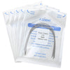 AZDENT Dental Orthodontic Archwire NiTi Super Elastic Natural Form Round 0.016 Upper, 10pcs/Pack - azdentall.com