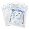 AZDENT Dental Orthodontic Archwire NiTi Super Elastic Natural Form Round 0.014 Upper, 10pcs/Pack - azdentall.com