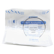 AZDENT Archwire Niti Reverse Curve Rectangular 0.014 x 0.025 Lower 2pcs/Pack