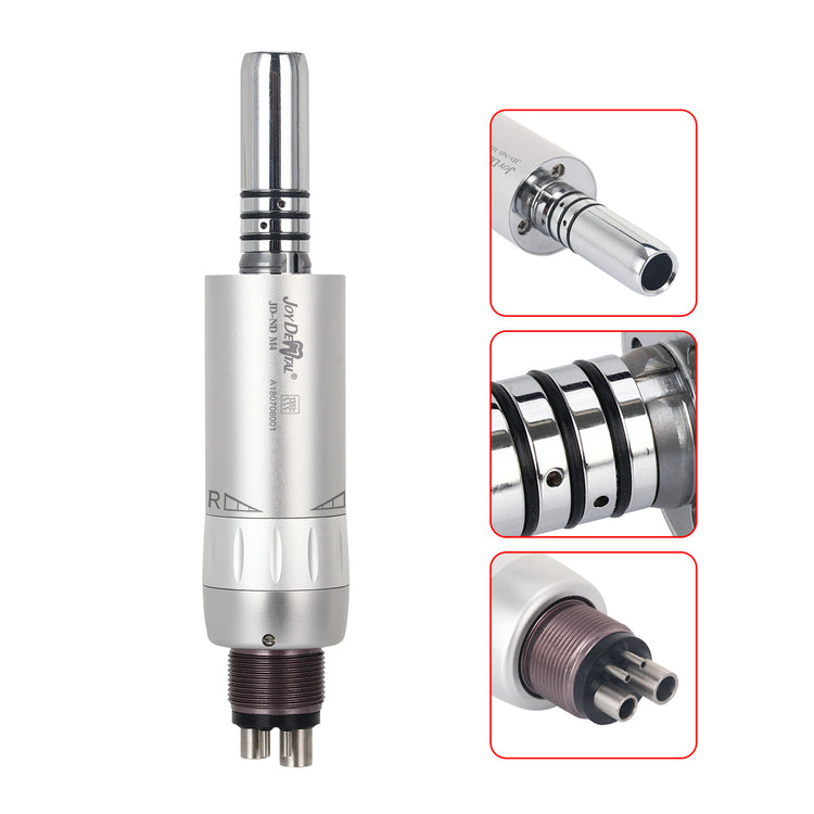 4 Hole Dental 1:1 E-type Low Speed Air Motor. With Internal Water Cooling System - azdentall.com
