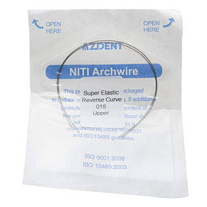 AZDENT Archwire NiTi Reverse Curve Round 0.018 Upper 2pcs/Pack - azdentall.com