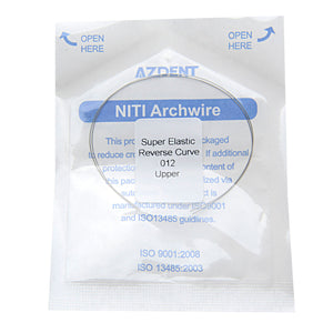AZDENT Archwire Niti Reverse Curve Round 0.012 Upper 2pcs/Pack - azdentall.com