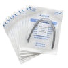 AZDENT Dental Orthodontic Archwires Niti Super Elastic Ovoid Rectangular 0.021 x 0.025 Lower 10pcs/Pack - azdentall.com