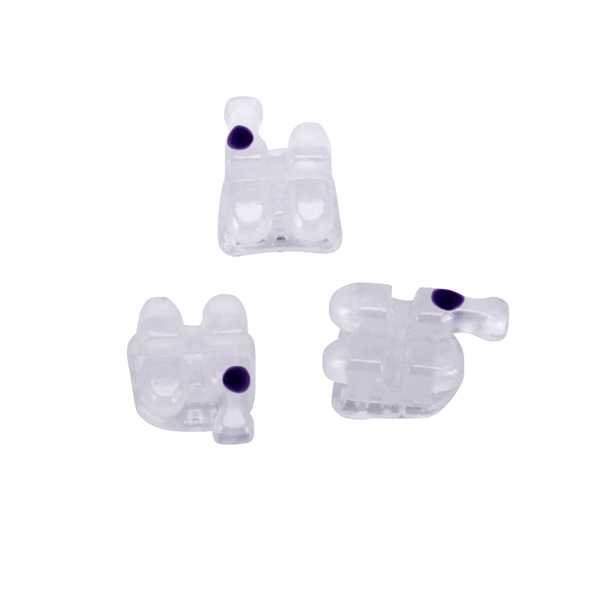AZDENT Dental Orthodontic Ceramic Brackets 5*5 Roth MBT 022 AZDENT Dental Orthodontic Ceramic Brackets 5*5 Roth MBT 022