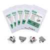 5 Bags AZDENT Buccal Tube 2nd Molar Bondable Non-Conv Full Size Assorted Quadrants(UR UL LL & LR) 4/Bag  - azdentall.com