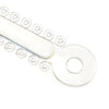 AZDENT Orthodontic Ligature Ties Clear Color 1014 pcs/pack - azdentall.com