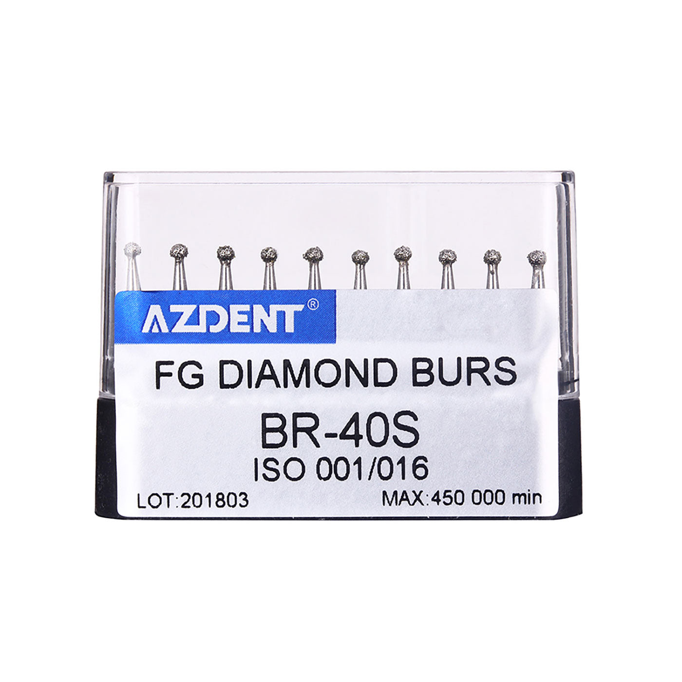 AZDENT FG Diamond Burs BR-40S 10pcs/Box-azdentall.com