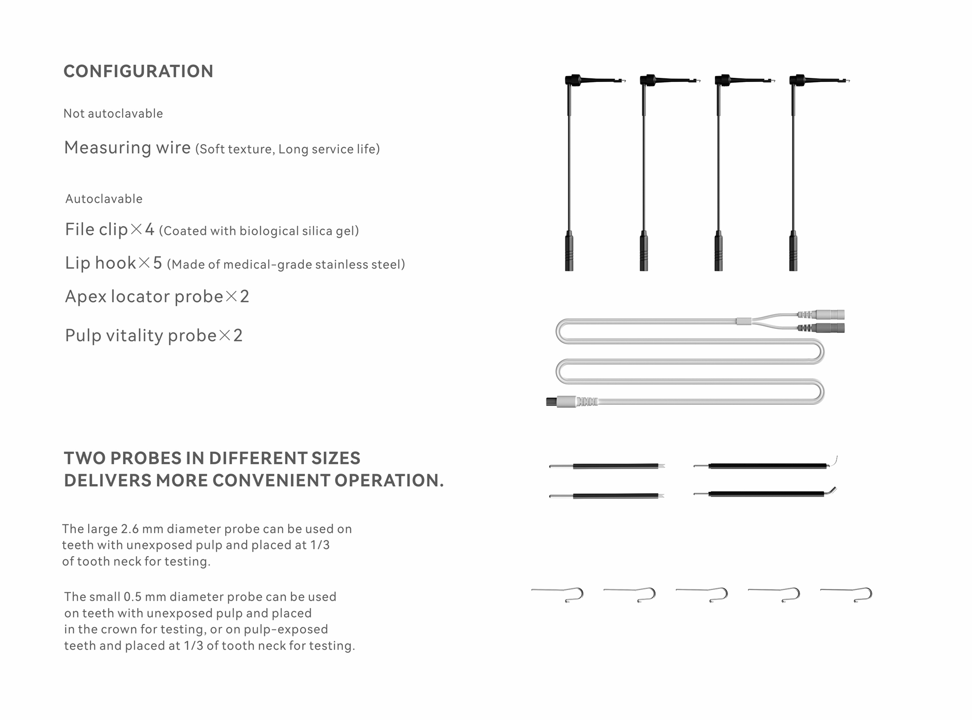 Woodpecker Ai-Pex Apex Locator with Pulp-Testing function Root Canals Four Working Modes 3.8 LCD Touch Screen - azdentall.com