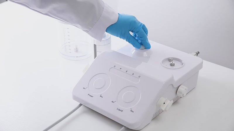 Dental VRN-DQ40 Ultrasonic Scaler Air Polisher Sandblasting Periodontal Therapy System LED Handpiece - azdentall.com