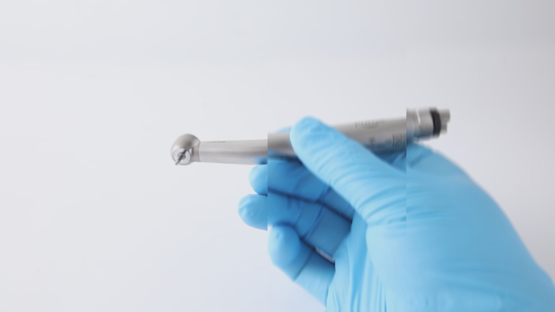 Load video: Jinme TU High Speed Air Turbine Handpiece Torque Head Stainless Steel 4 Hole - azdentall.com