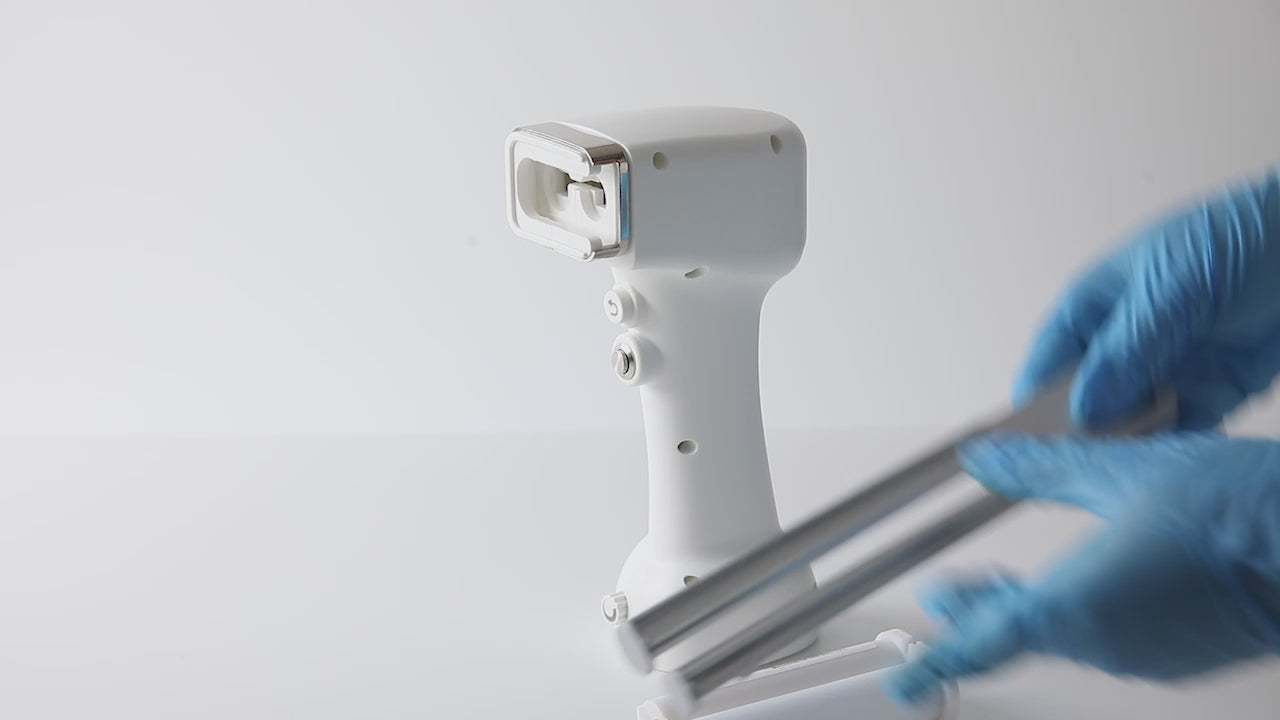 Load video: Dental Portable Electric Impression Dispensing Gun 1:1/2:1 50ml - azdentall.com