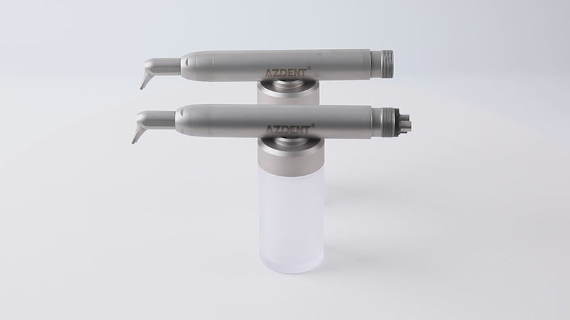 AZDENT Dental Aluminum Oxide Air Abrasion Micro Blaster Sandblasting Gun with Water 2/4Hole - azdentall.com