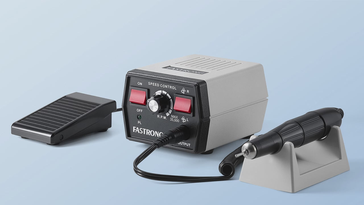 Load video: Dental Grinder Marathon Micromotor Polishing Handpiece with Handle 35000 RPM - azdentall.com