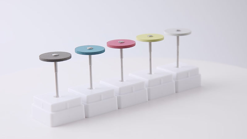 Dental Rubber Diamond Polisher Wheel Super Coarse/ Coarse/ Medium/ Extra Fine/ Ultra Fine 1pc/Box - azdentall.com