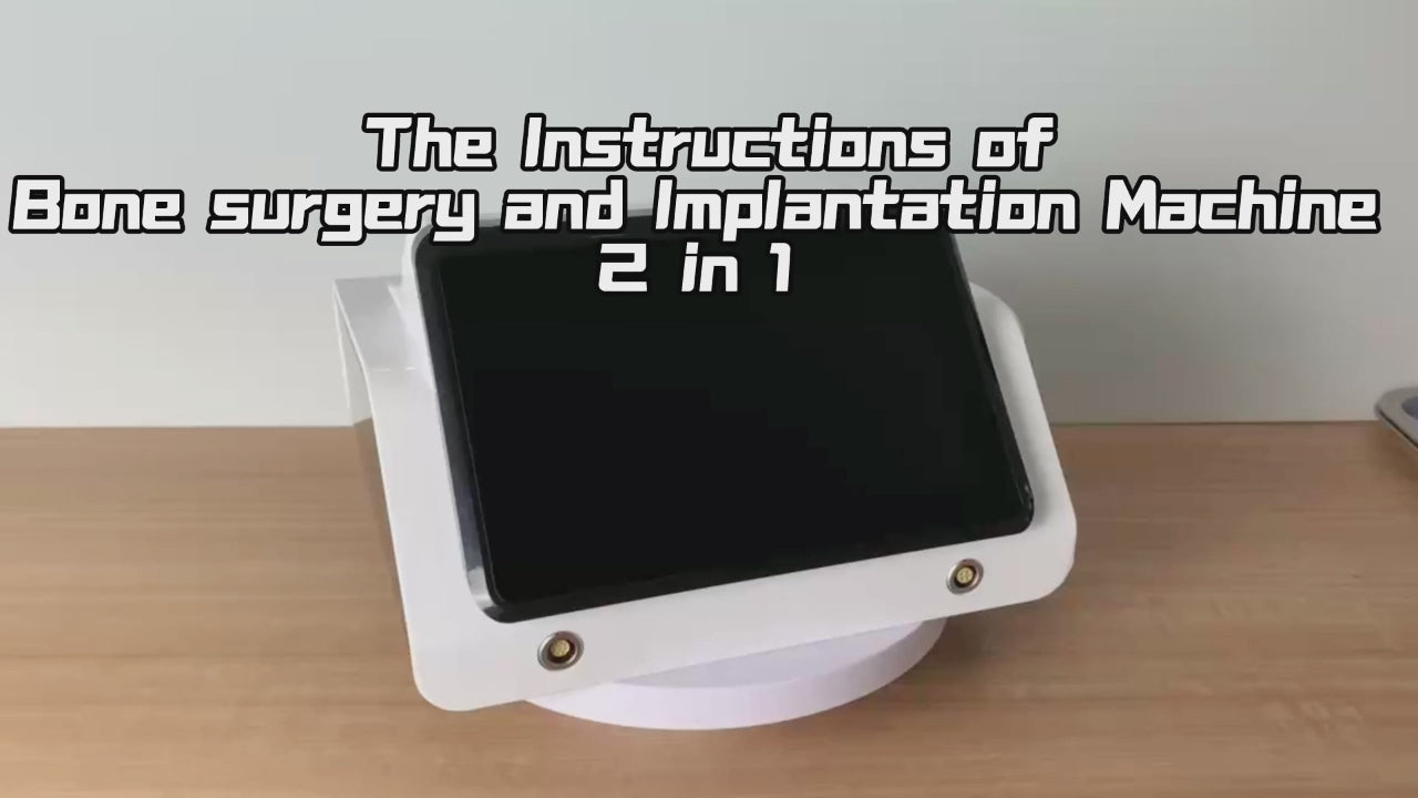Load video: Dental 2 IN 1 Bone Cutter Surgery &amp; Implant Device w/ Piezosurgery Handle and 20:1 LED Contra Angle - azdentall.com