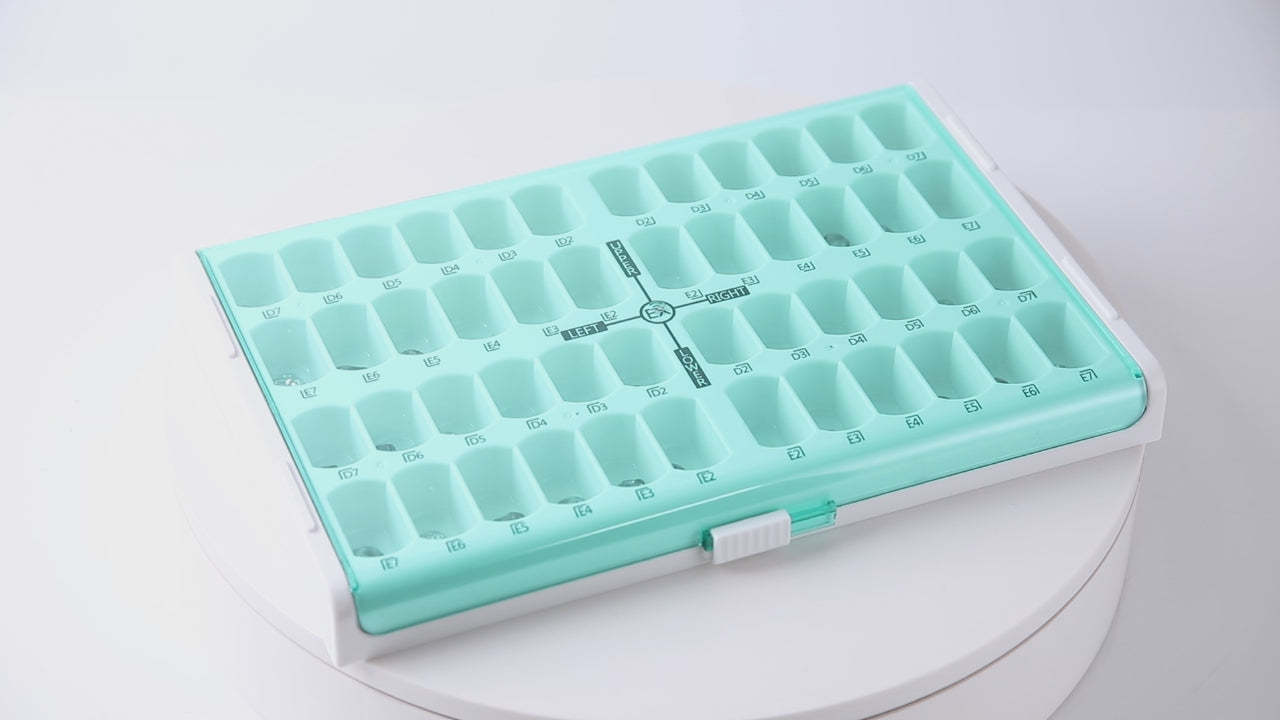Load video: Dental Kids Primary Molar Crown Teeth Stainless Steel Temporary Crowns 48pcs/Box - azdentall.com