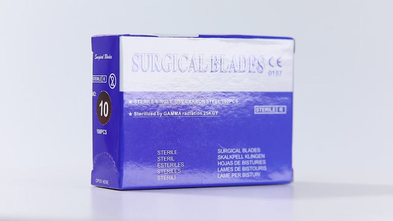 Dental Surgical Scalpel Sterilized Blades 100Pcs/Box - azdentall.com