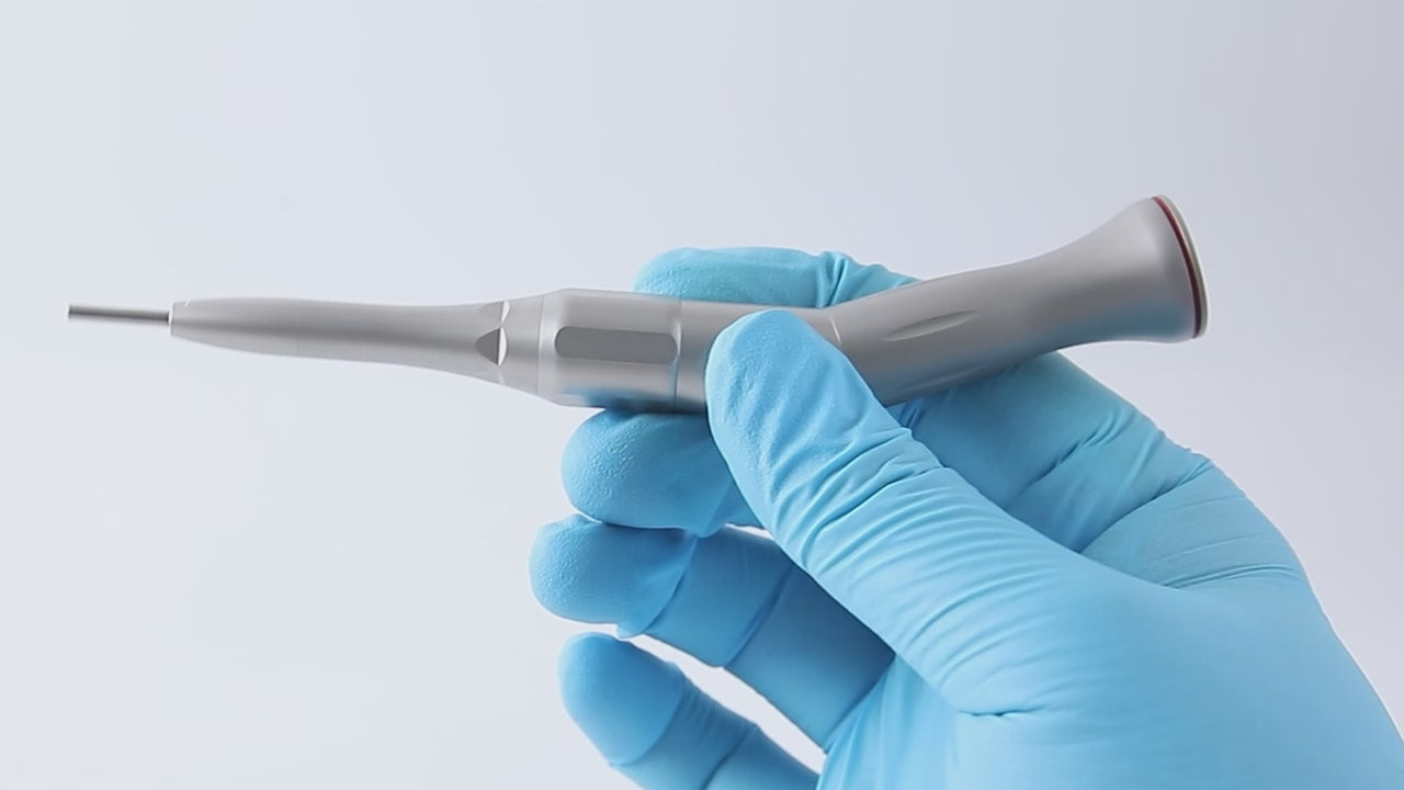 Load video: AZDENT Dental 1:2 Increasing Surgical Osteotomy Straight /20° Contra Angle Handpiece - azdentall.com