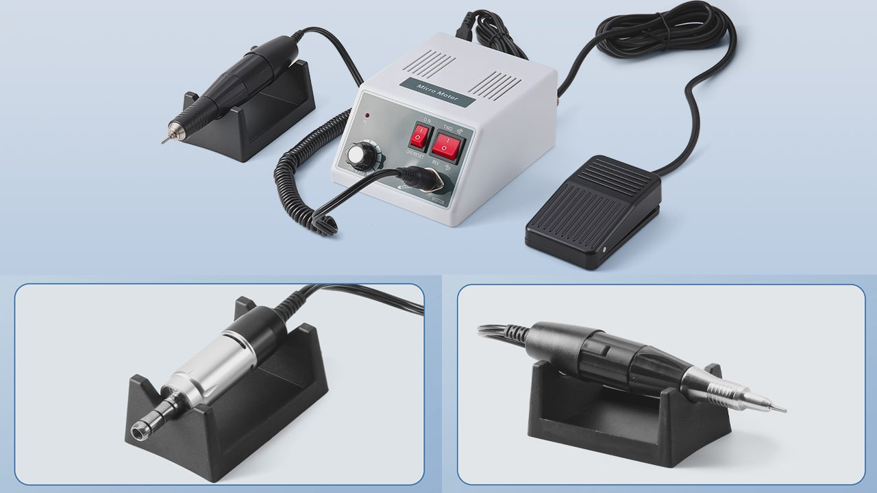 Load video: Dental Hand Grinder Micromotor Polishing 35000 RPM With 18 Handle E-type - azdentall.com