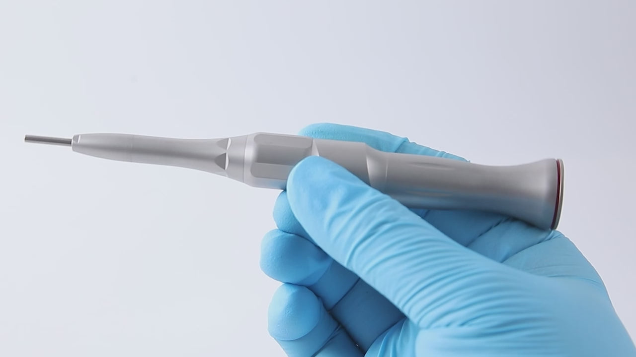 Load video: AZDENT Dental 1:2 Increasing Surgical Osteotomy Straight /20° Contra Angle Handpiece - azdentall.com
