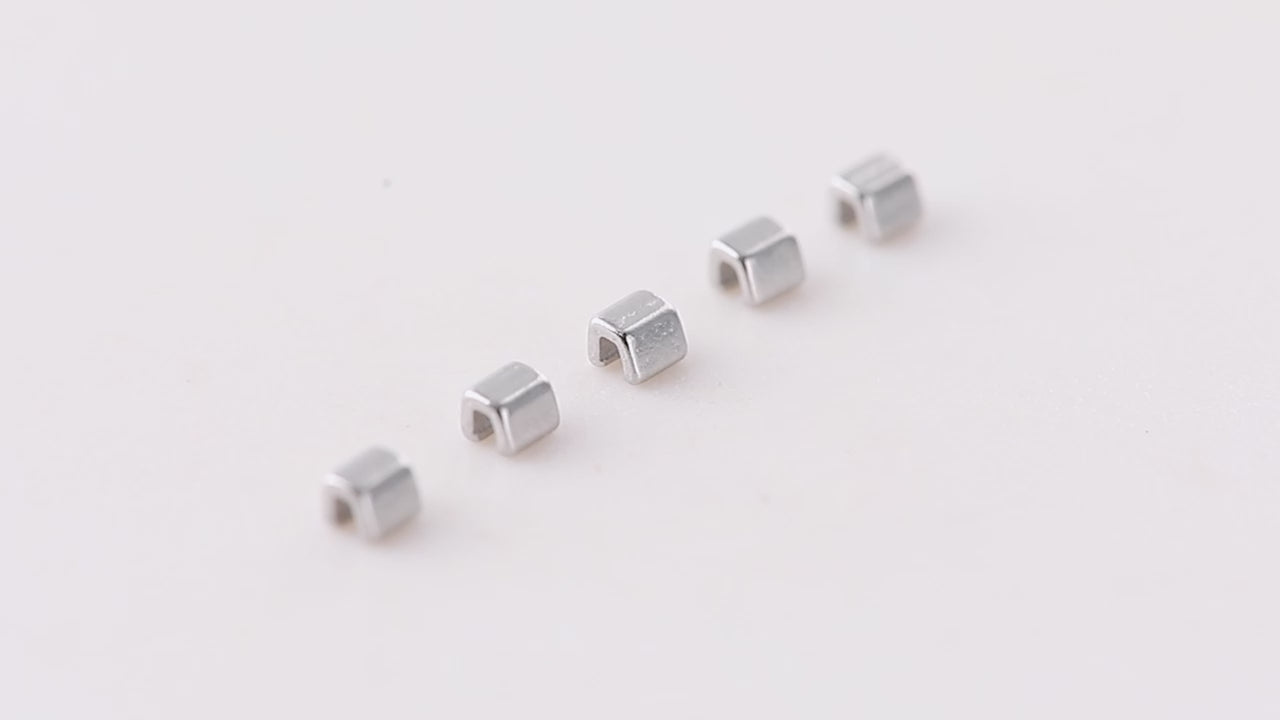 Load video: AZDENT Crimpable Hooks Stainless Steel Stops Type 10/Bag - azdentall.com