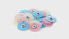 Dental Composite Finishing Polishing Discs 14mm 5/9" with Mandrel 40Pcs/Pack - azdentall.com