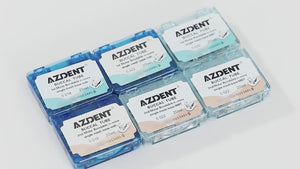 AZDENT Dental Orthodontic Buccal Tube 2nd Molar Bondable Split Non-Convertible MBT 0.022 20Sets/Box - azdentall.com
