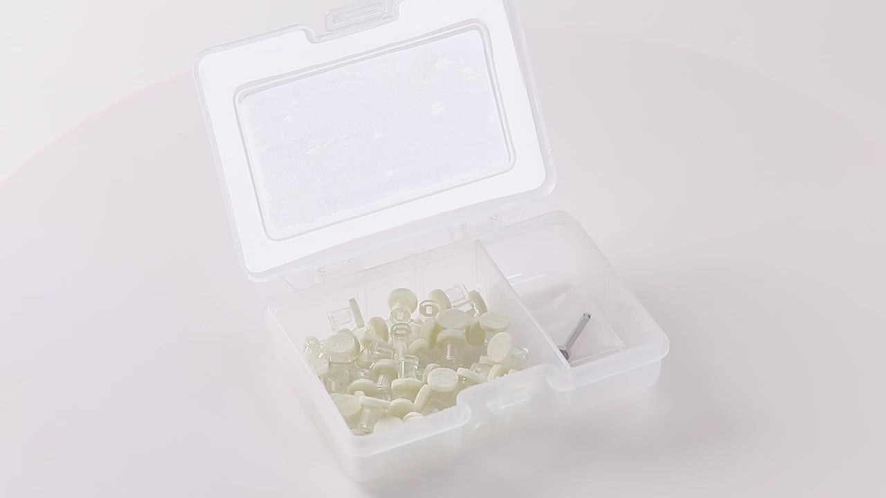 Load video: Dental Disposable Composite Polishing Disk for High Gloss Polishing of Composite 50 Disks+1 CA Mandrel - azdentall.com