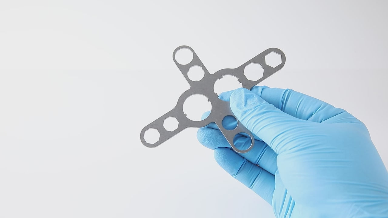 Load video: Dental Implant Motor and High Speed Handpiece Back Covers Wrench