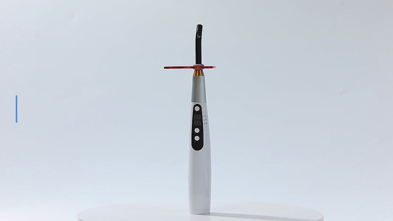 Dental LED Curing Light Wireless 3S Curing 360° Rotating Lamp Cap 3 Models 1400 mW/cm² - azdentall.com