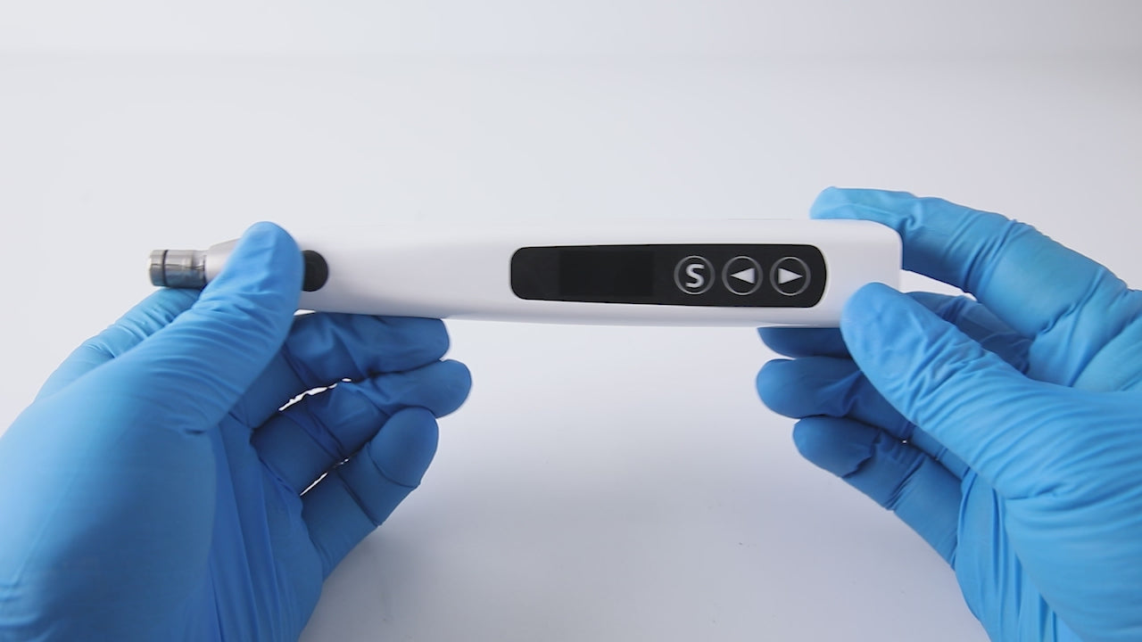 Load video: Dental Cordless Hygiene Prophy Handpiece 360° Rotating - azdentall.com