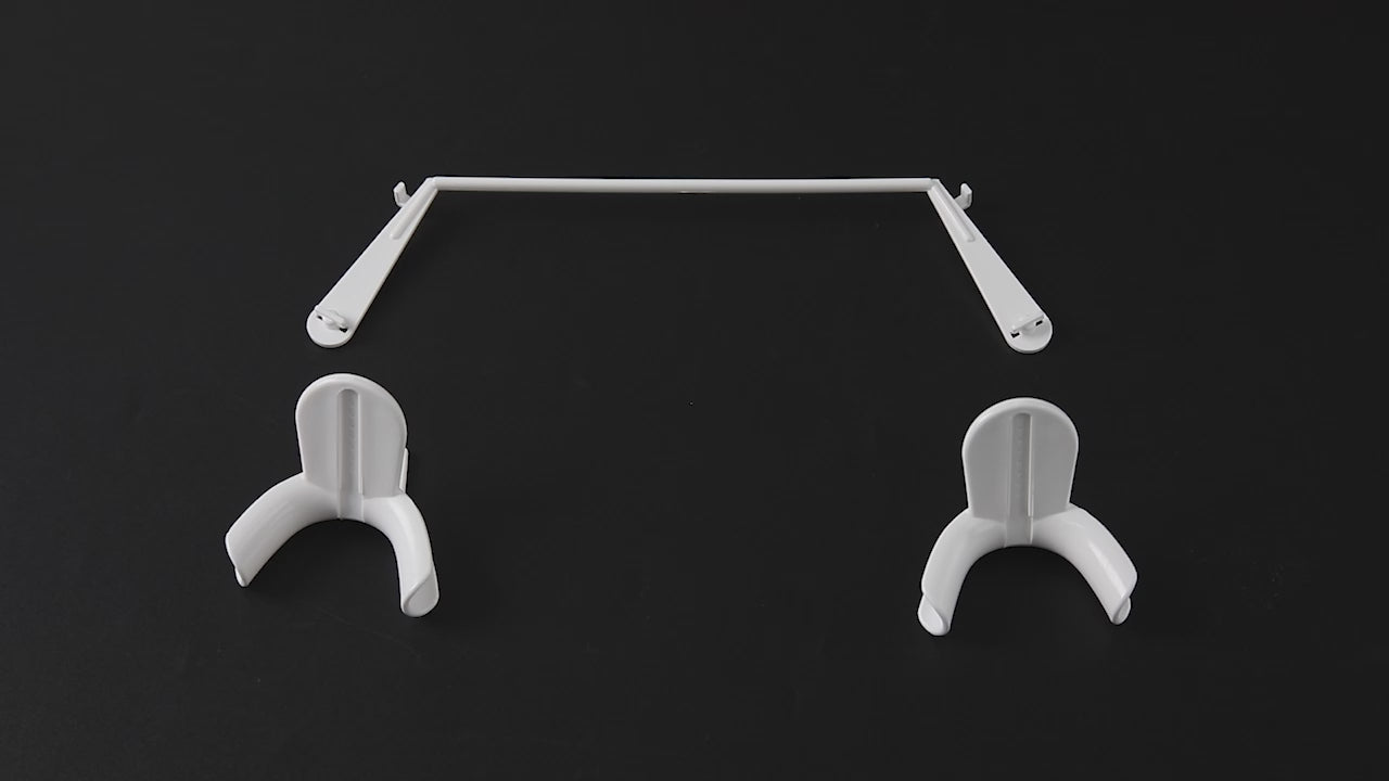 Load video: Dental Adjustable Orthodontics Nola Cheek Retractor With Dry Field System White/Green - azdentall.com