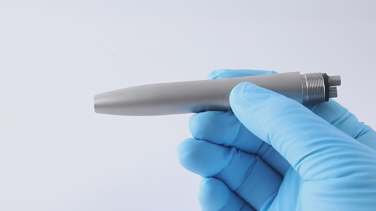 Load video: Dental Air Scaler Handpiece Sonic Scaler 4 Holes with SJ1 SJ2 SJ3 Tips - azdentall.com