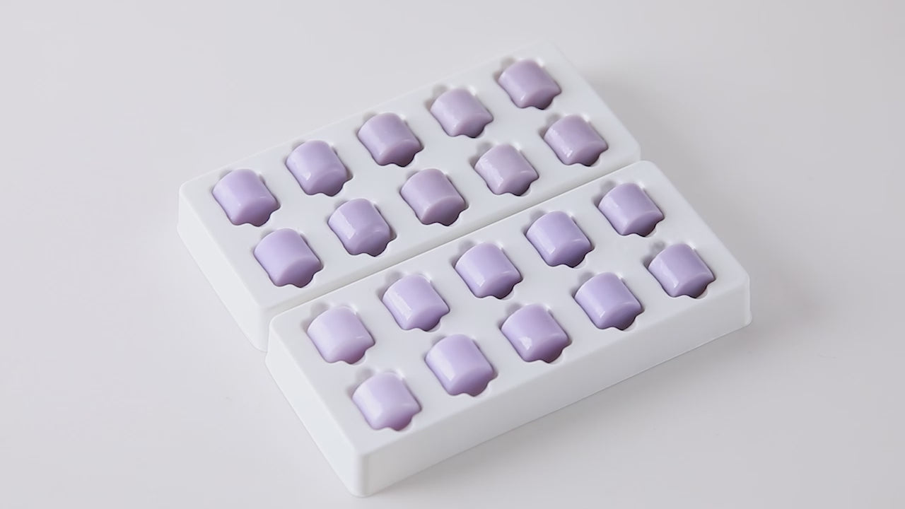 Load video: AZDENT Dental Ceramic Glass Ingots Press Lithium Disilicate Generation II Violet HT/LT/MO for Lab CAD CAM Restoration 10pcs/Box - azdentall.com