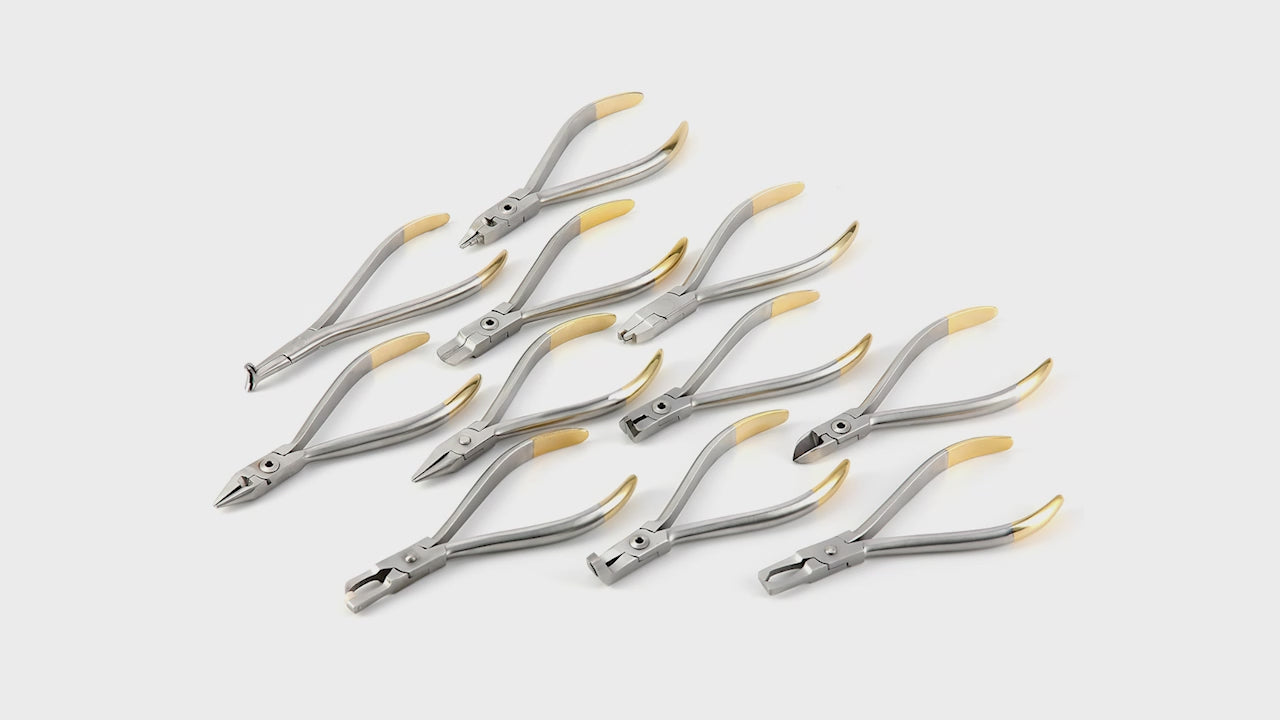 Load video: Orthodontic Bracket Remove Plier for Anterior Teeth - azdentall.com