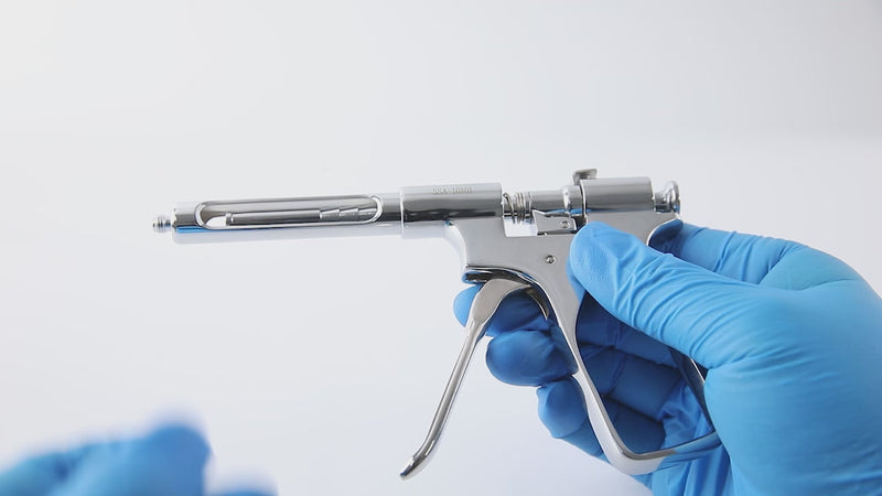Dental Intraligamental Gun Syringe Anesthesia Injector Stainless Steel - azdentall.com