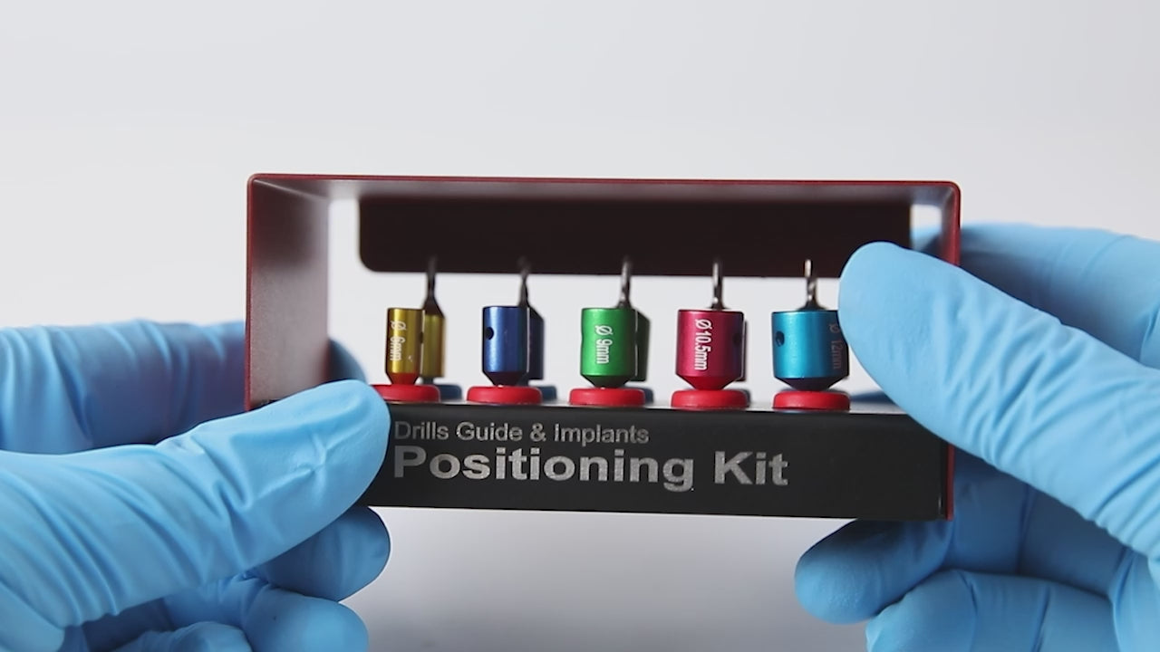 Load video: Dental Implant Tools Drill Guide and Implant Positioning Kit - azdentall.com