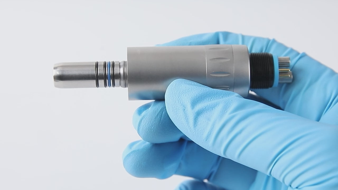 Load video: AZDENT Dental Mini Fiber Optic Air Motor 6 Hole - azdentall.com